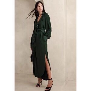 NWT Banana Republic Felisa Midi Shirtdress XL